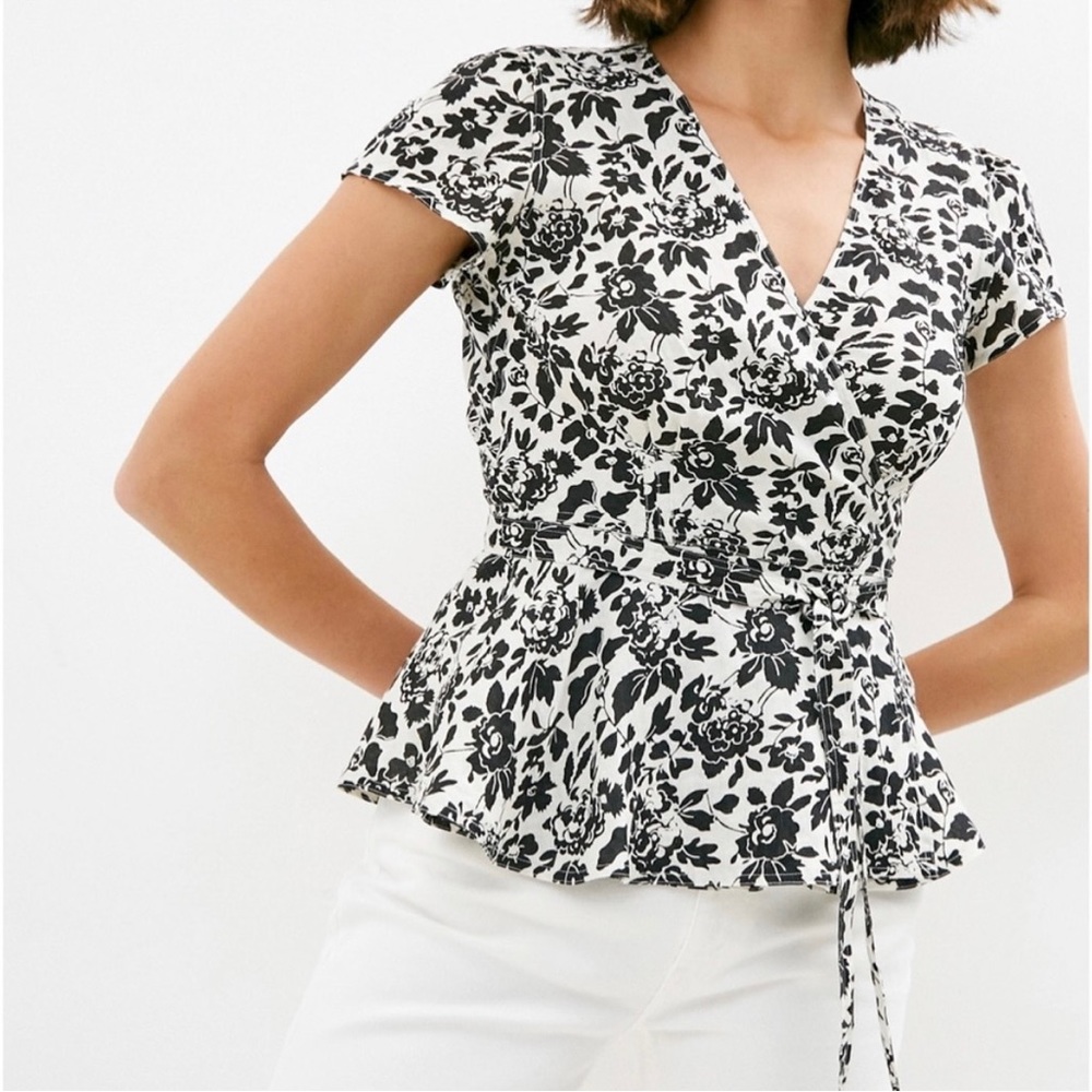 Polo Ralph Lauren linen floral top NWT  size medium